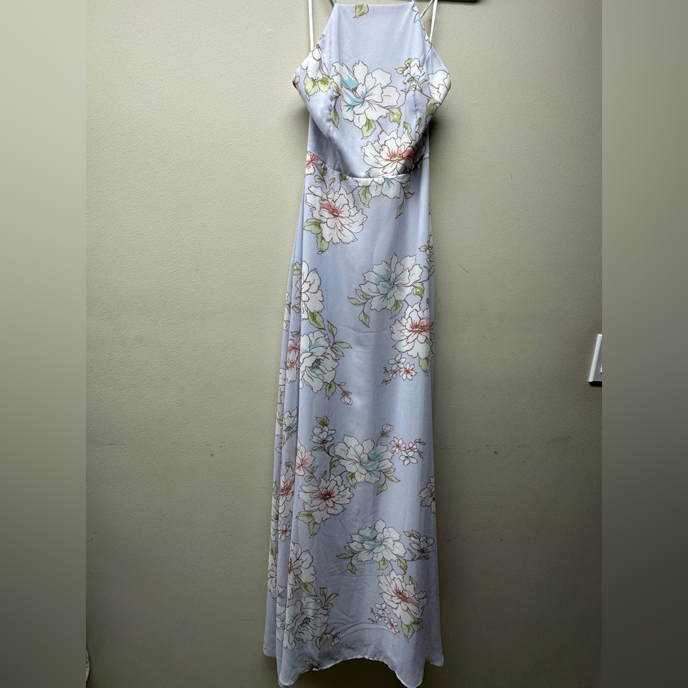 Lulus Maxi Dress - apron neckline with adjustable crisscross straps